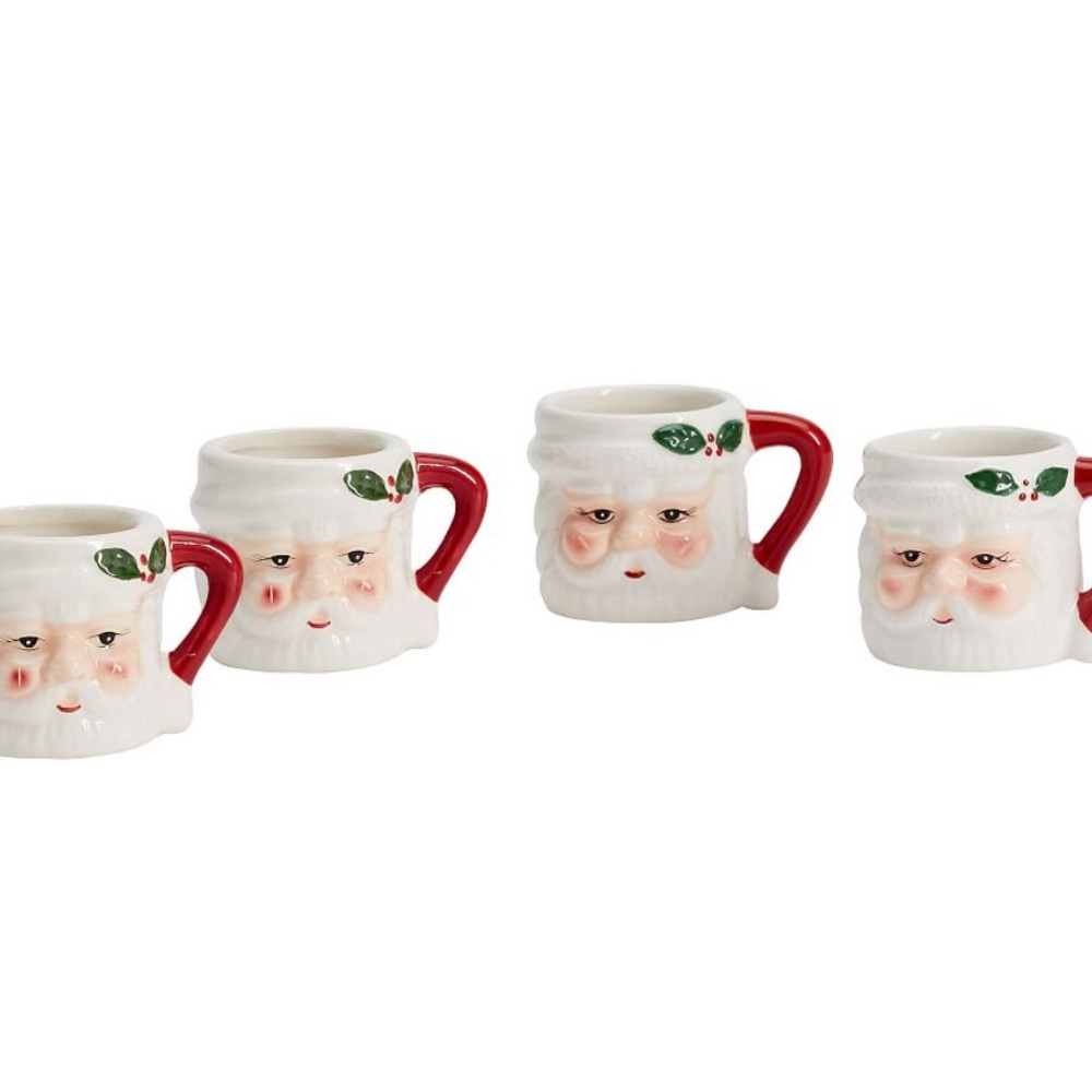 Santa Claus Espresso Shot Glasses - Set of 4
